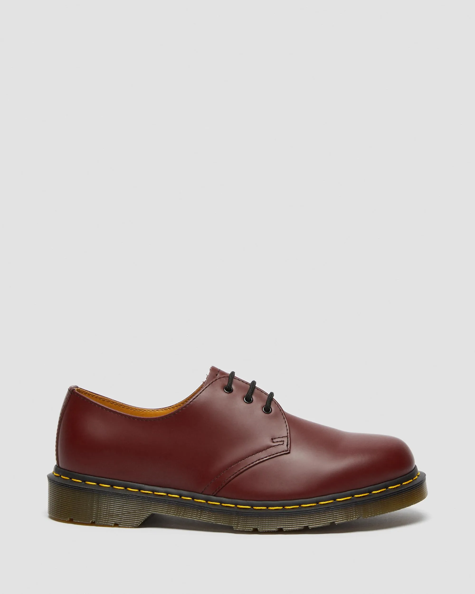 1461 Yellow leather oxfords with Dr stitching. Martens