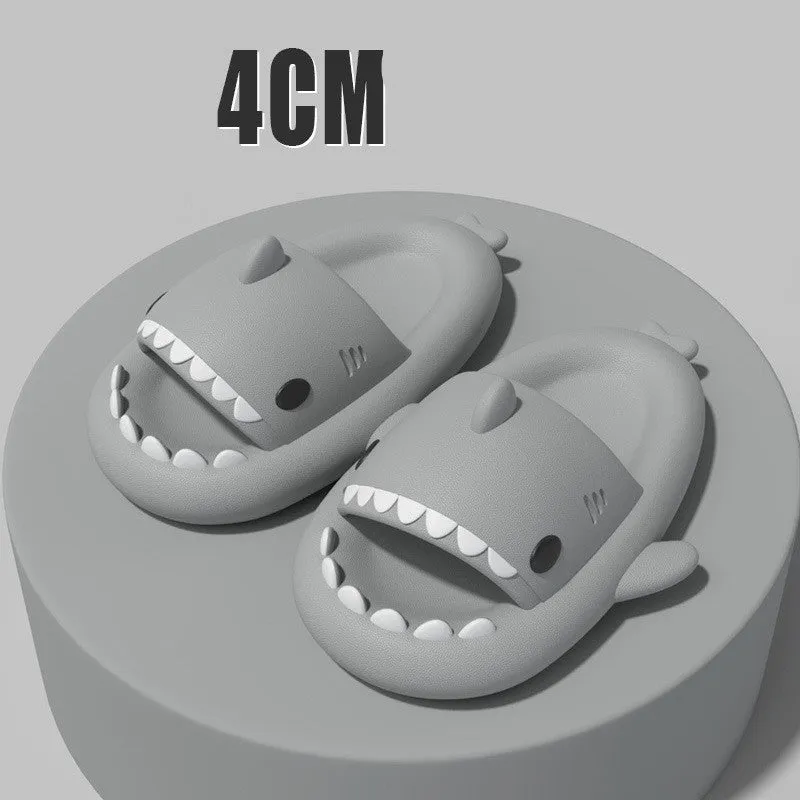 Adult's Slippers Funny Shark Cartoon