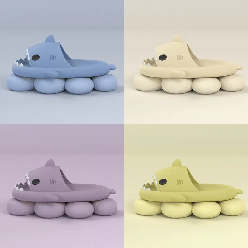 Adult's Slippers Funny Shark Cartoon