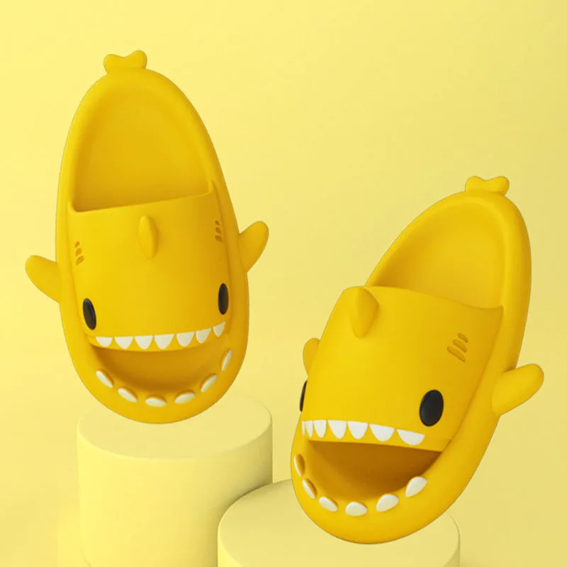 Adult's Slippers Funny Shark Cartoon