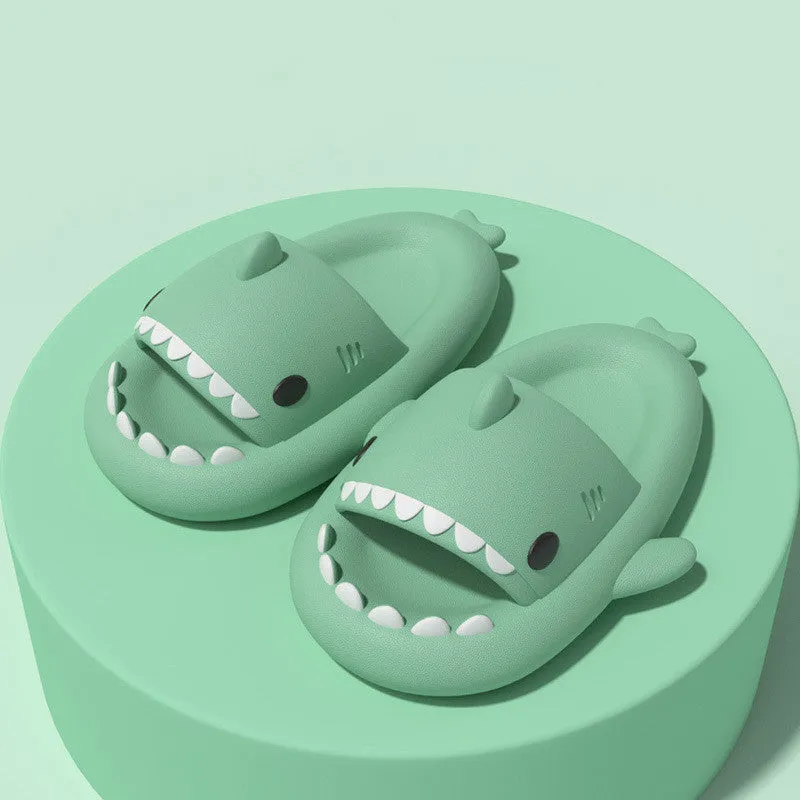 Adult's Slippers Funny Shark Cartoon