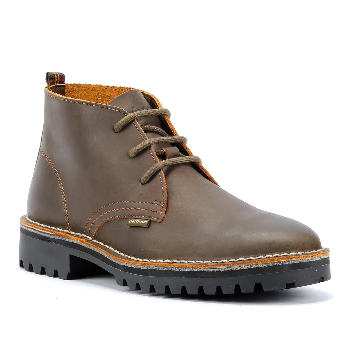 Barbour Hobart Leather Men's Brown Boots