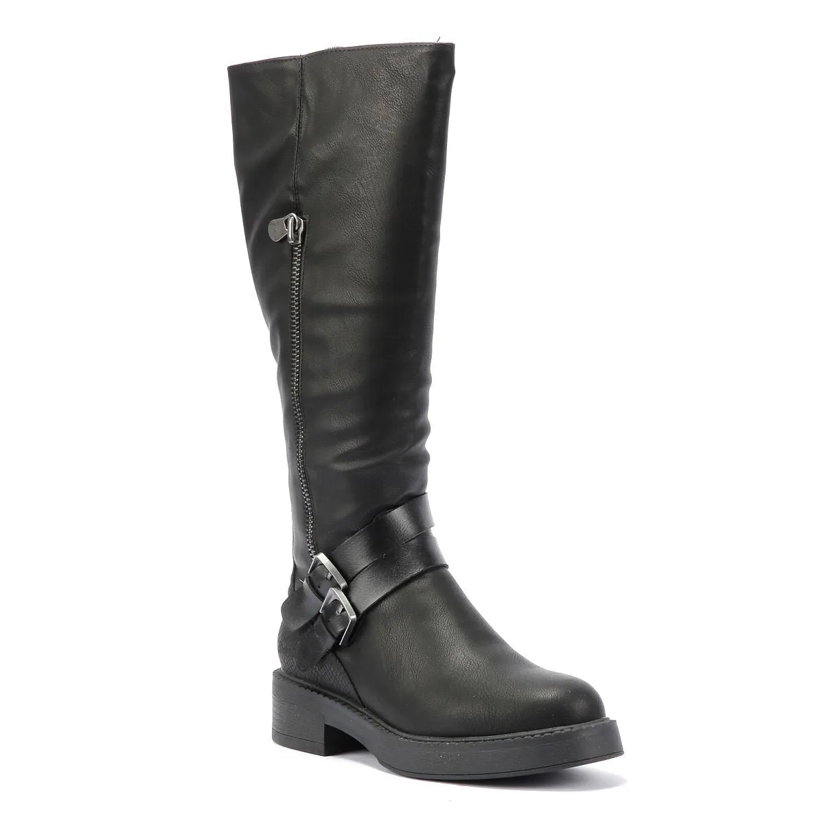 Blowfish Malibu Virtue 2 Faux Leather Women's Black Boots