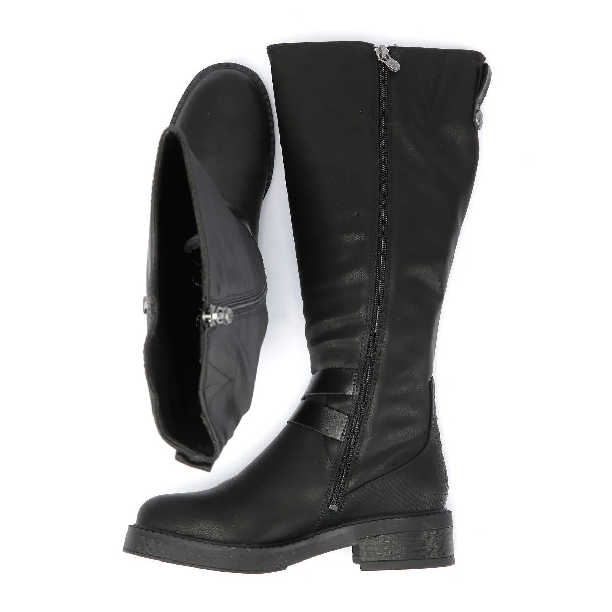 Blowfish Malibu Virtue 2 Faux Leather Women's Black Boots