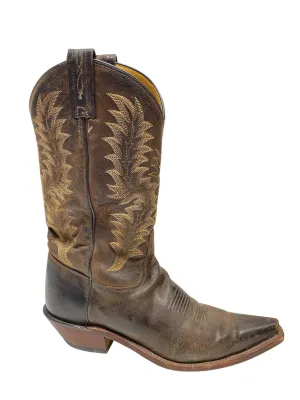 Boots Western By Tony Lama In Brown & Cream, Size: 9