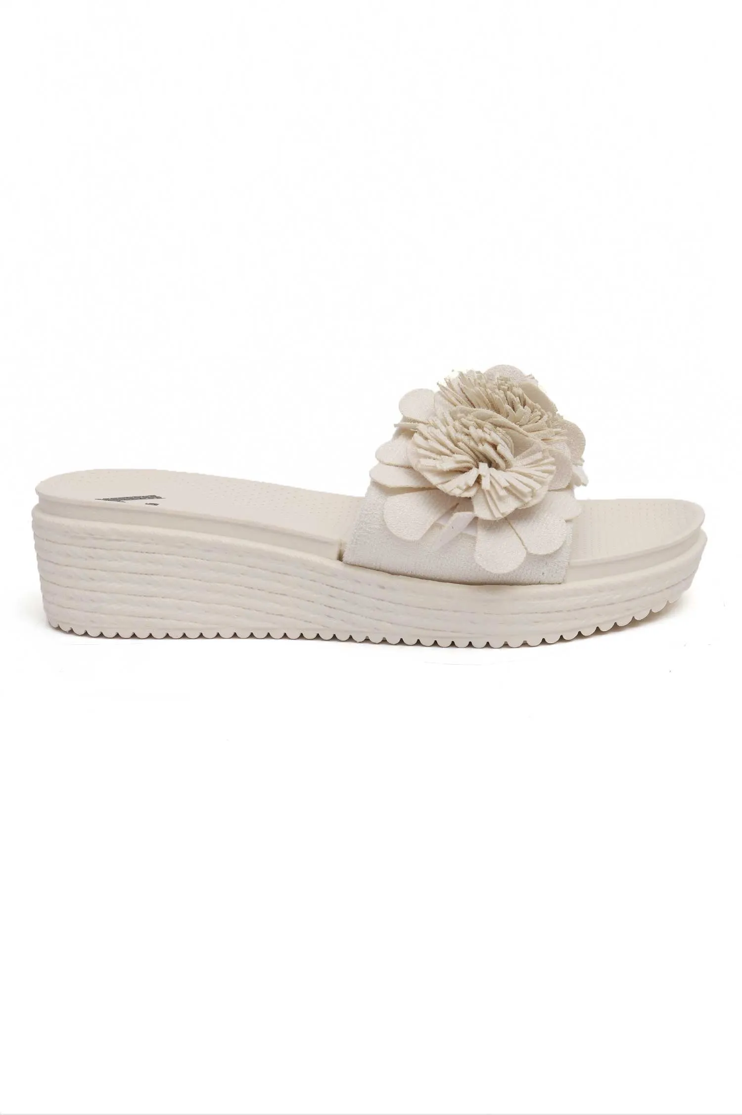 COMFY 3D FLOWER PLATFORMS-WHITE