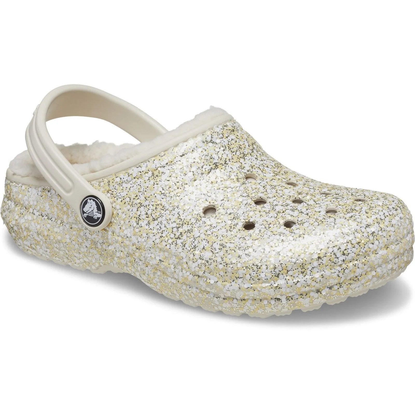 Crocs Classic Glitter Lined Clogs