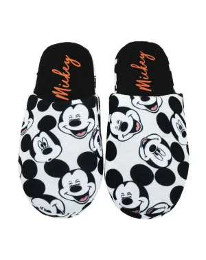 Disney Mickey Mouse All Over Print Women's/Ladies Slip-On Slippers