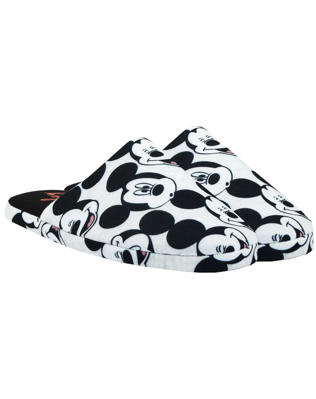 Disney Mickey Mouse All Over Print Women's/Ladies Slip-On Slippers