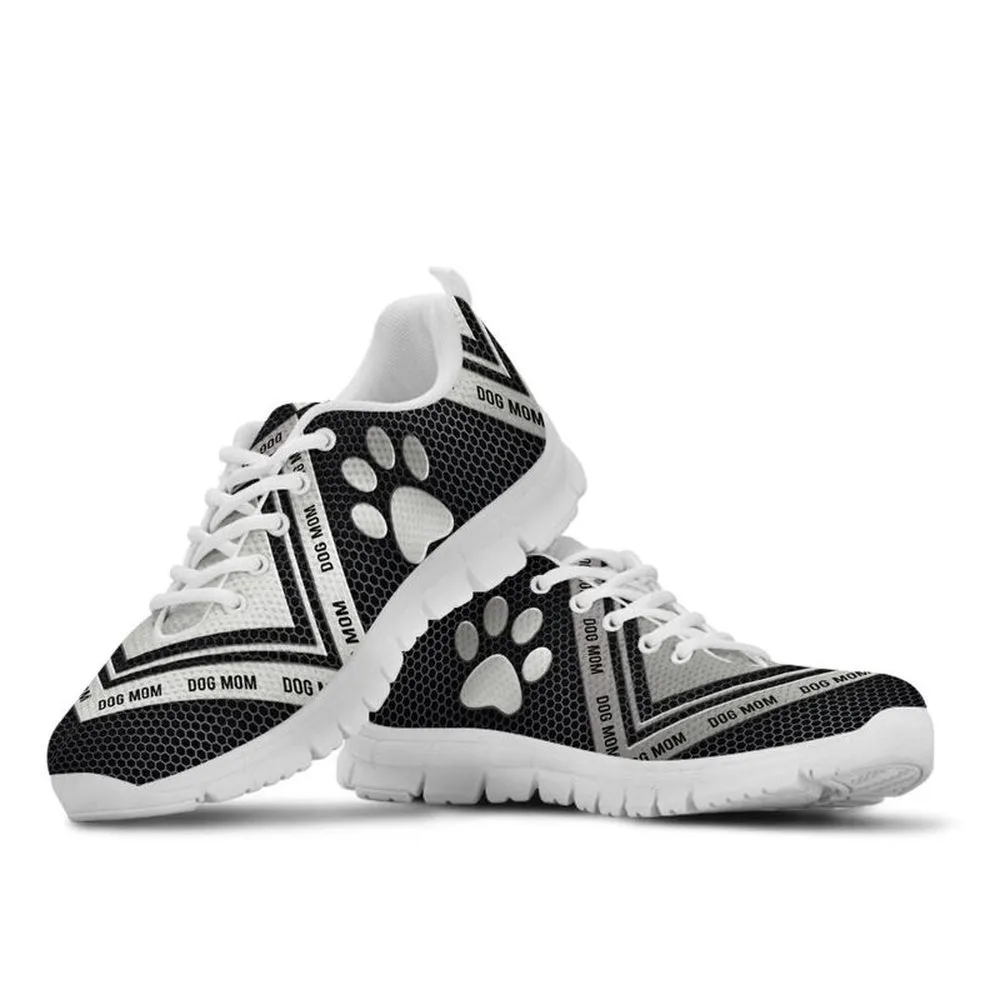 Dog Sneaker, Dog Mom Geo Texture Shoes Sky Sneakers, Dog Shoes