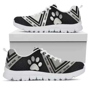 Dog Sneaker, Dog Mom Geo Texture Shoes Sky Sneakers, Dog Shoes