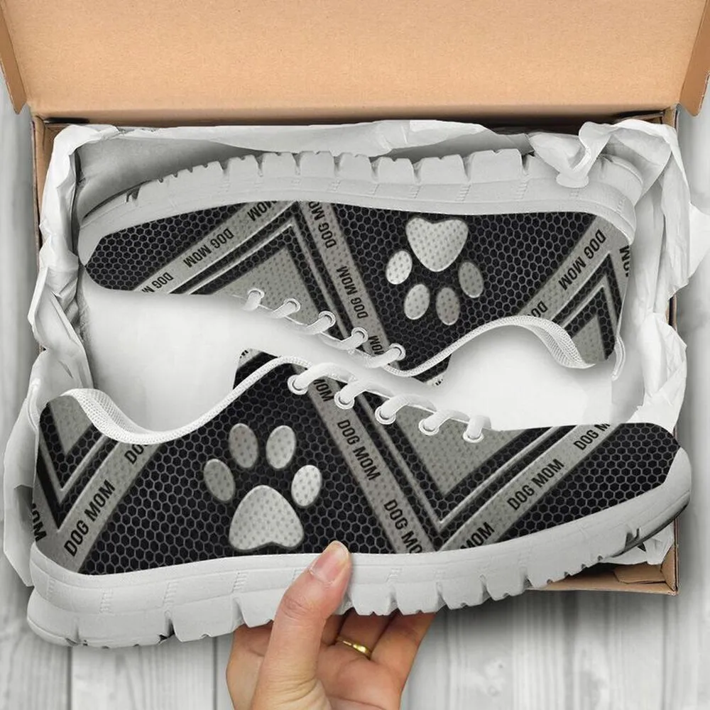 Dog Sneaker, Dog Mom Geo Texture Shoes Sky Sneakers, Dog Shoes