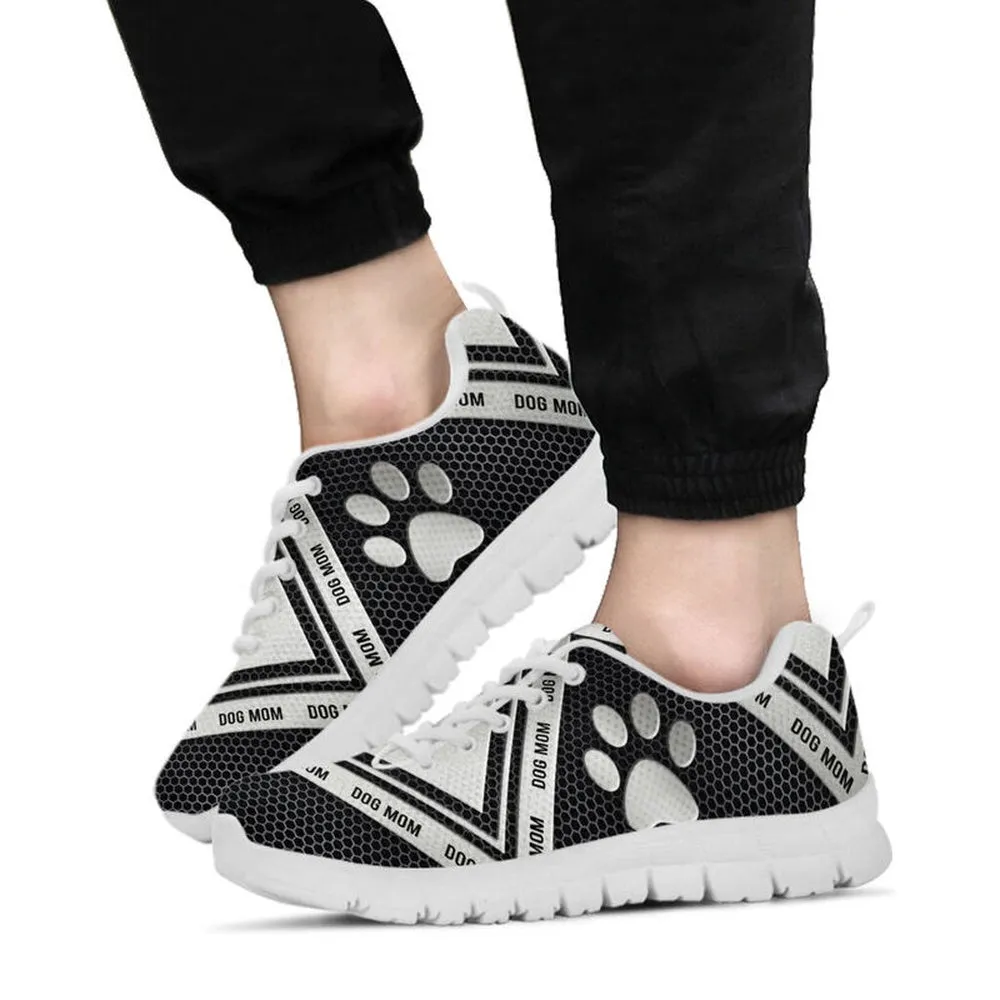 Dog Sneaker, Dog Mom Geo Texture Shoes Sky Sneakers, Dog Shoes