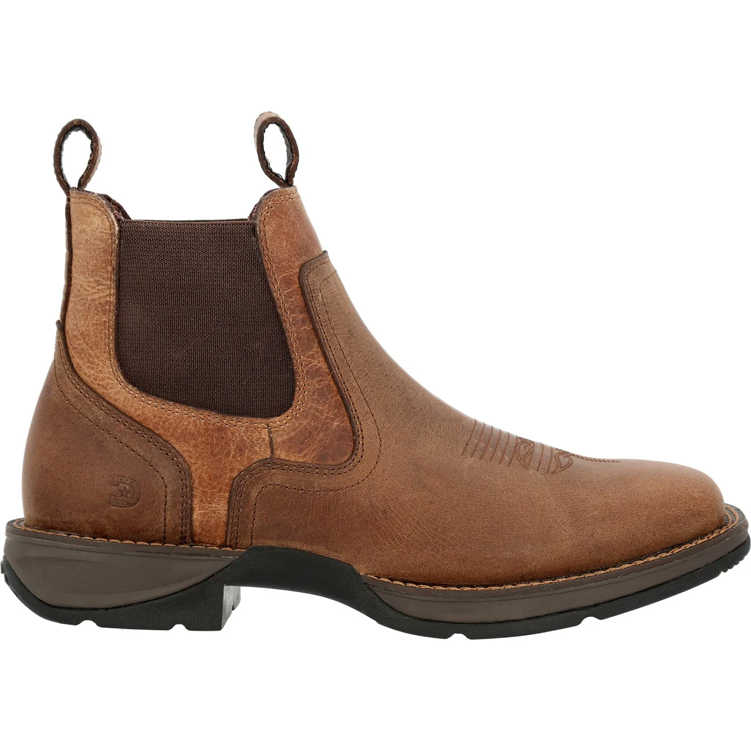 Durango Mens Red Dirt Rebel Old Town Brown/Tan Leather Chelsea Boots