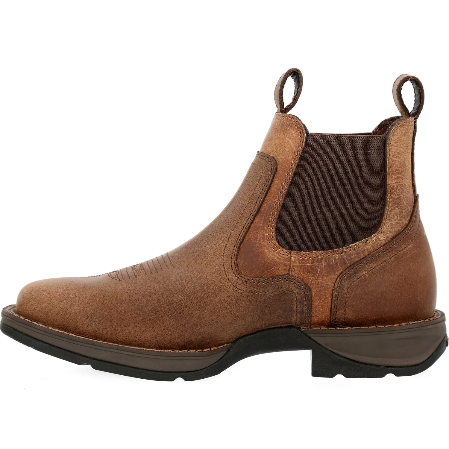 Durango Mens Red Dirt Rebel Old Town Brown/Tan Leather Chelsea Boots