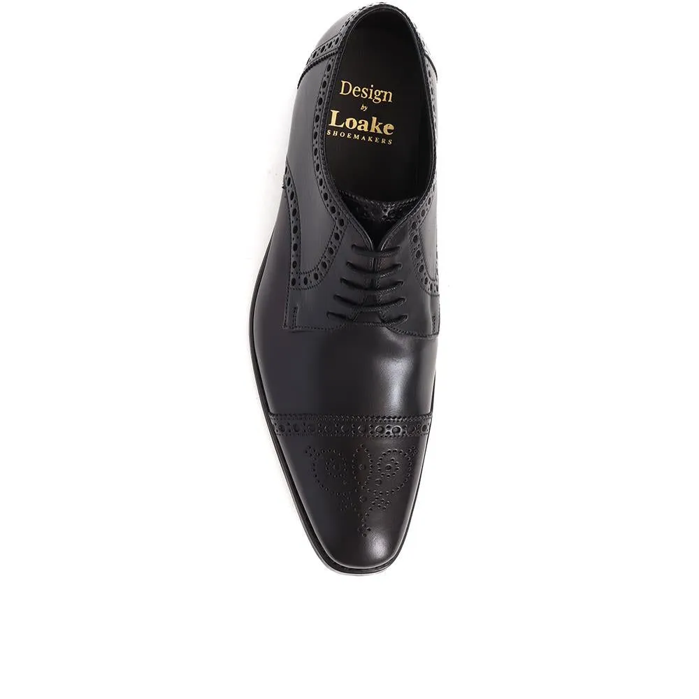 Foley Calf Leather Derby Brogue - FOLEY / 27254229