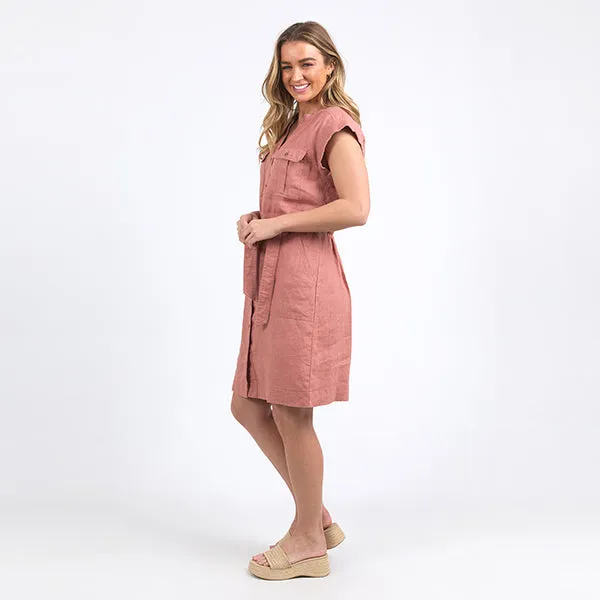 Harlow Dress - Clay