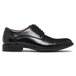 Mens Julius Marlow Expand Black Leather Lace Up Work Dress Shoes