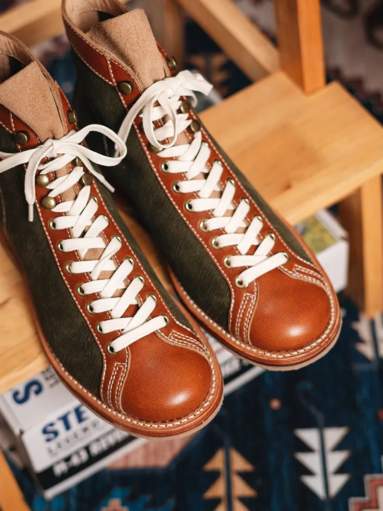 Men's Two Tone Boxing Boots