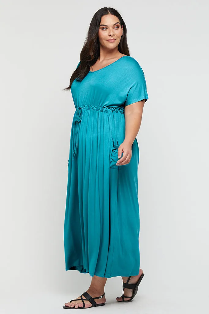 Mila Maxi Dress - Teal