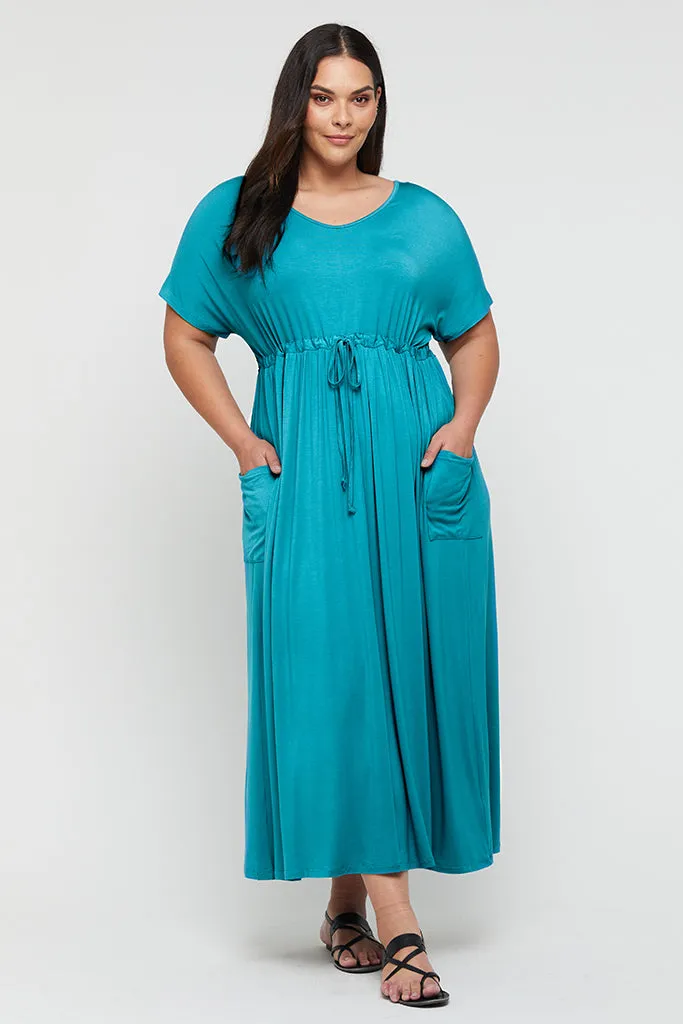 Mila Maxi Dress - Teal