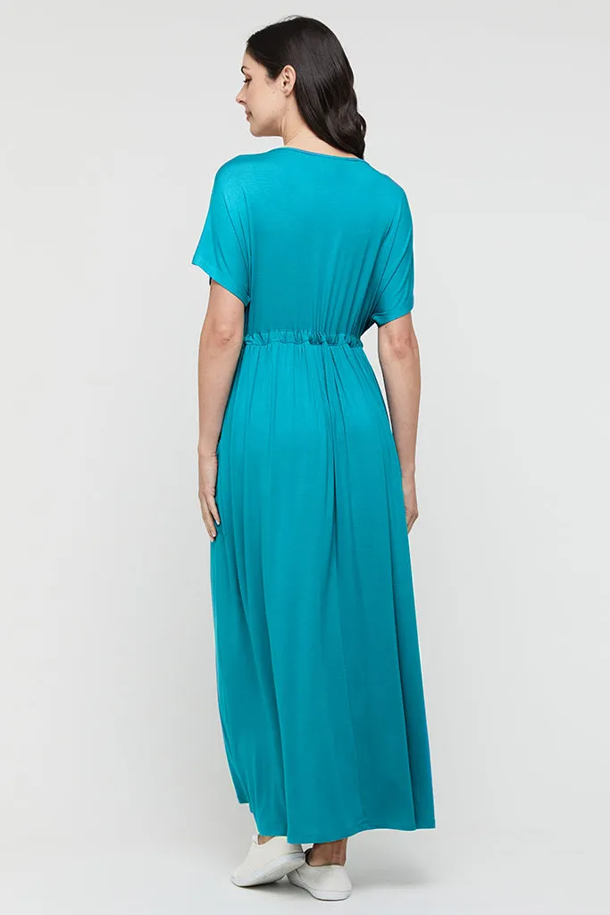 Mila Maxi Dress - Teal