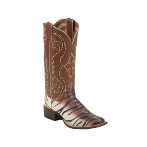 Nocona Women's Tiger Ray Stripe Cowboy Western Boots