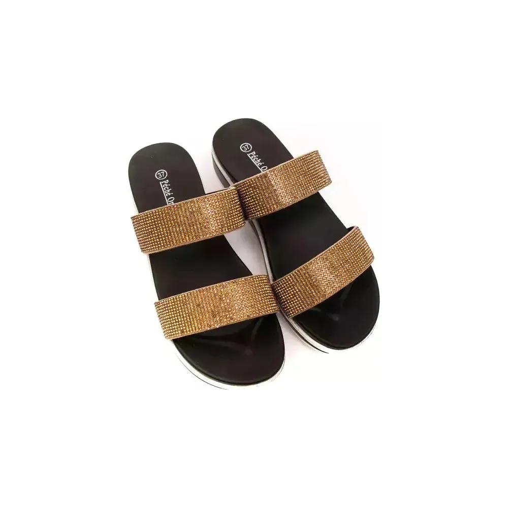 Péché Originel Beige Textile Women Sandal