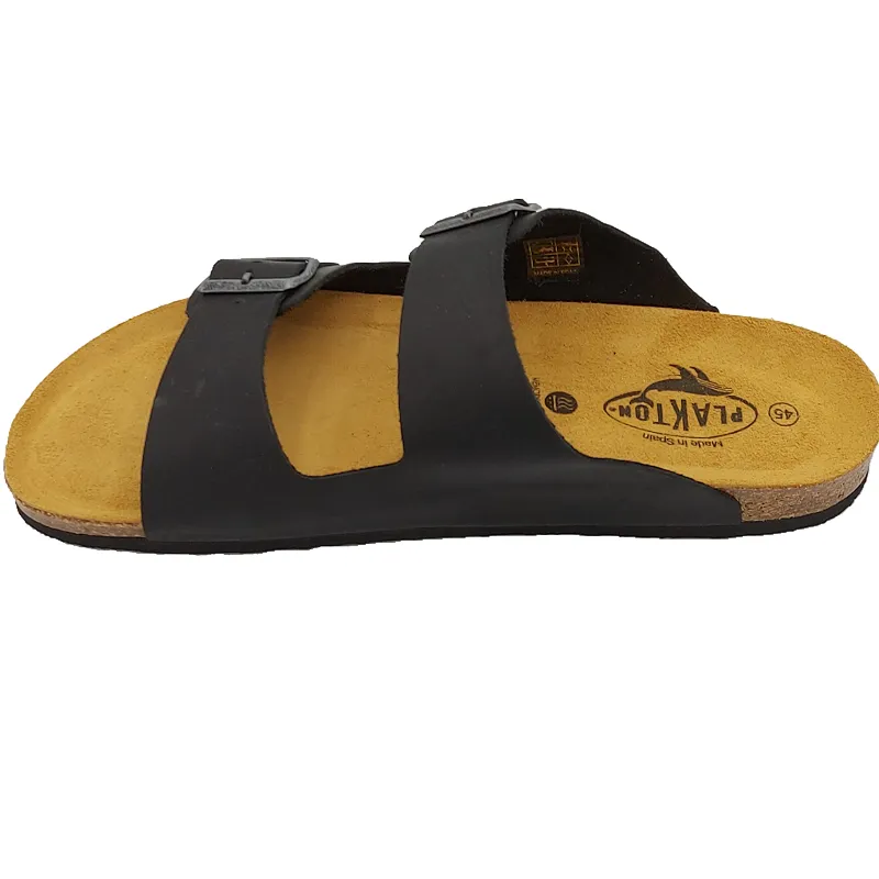 Plakton Barna Men's Waxy Leather Upper Sandals