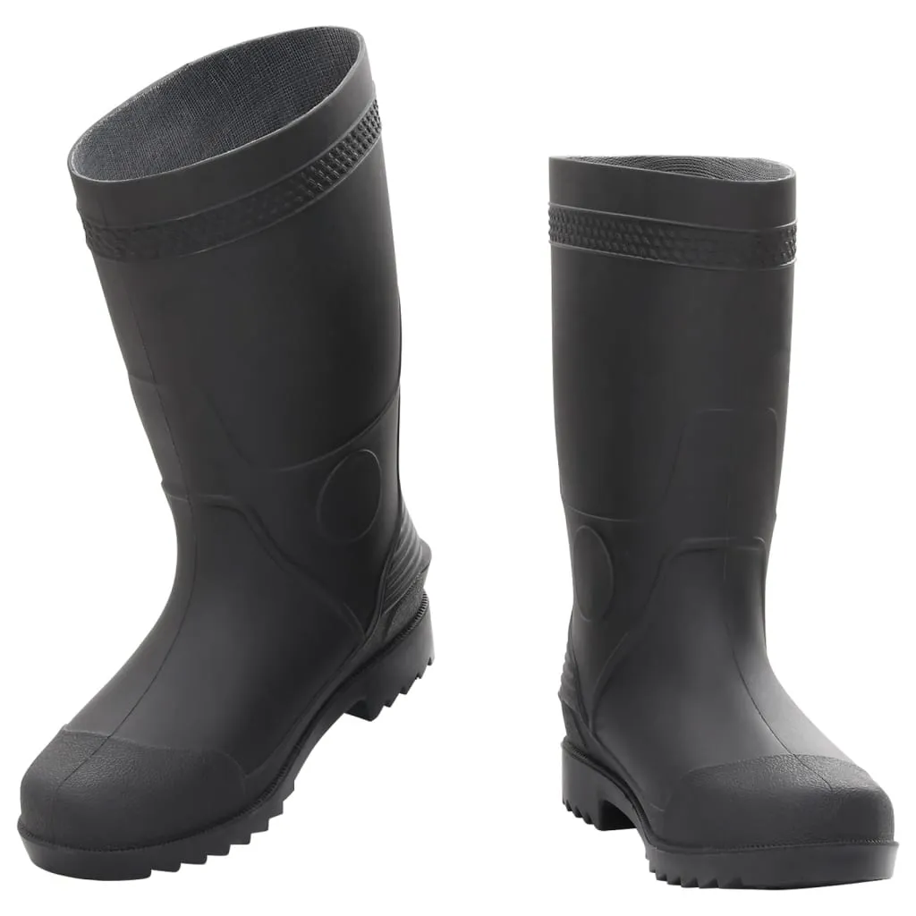 Rain Boots Black Size 39 PVC