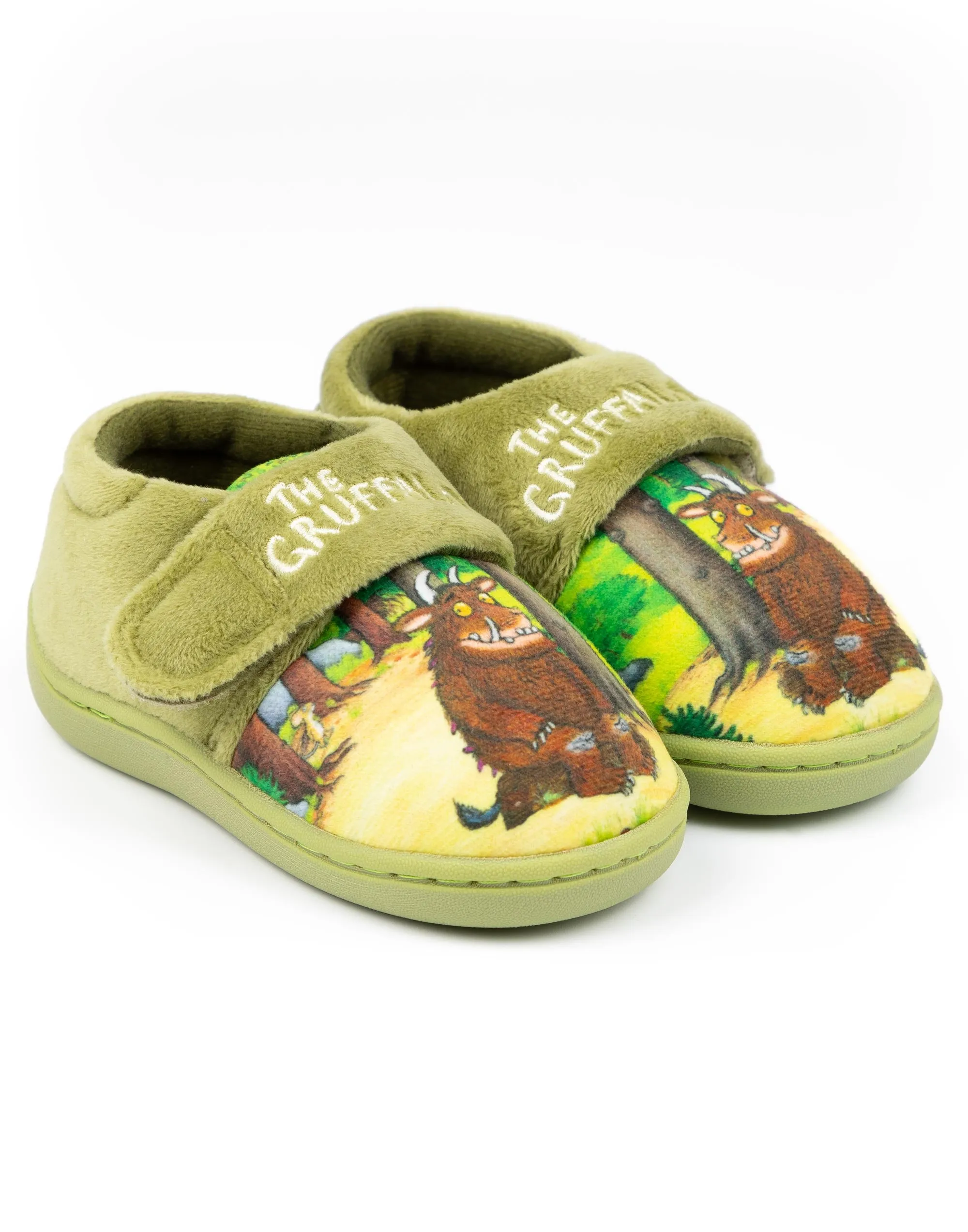 The Gruffalo Boys Green Slippers