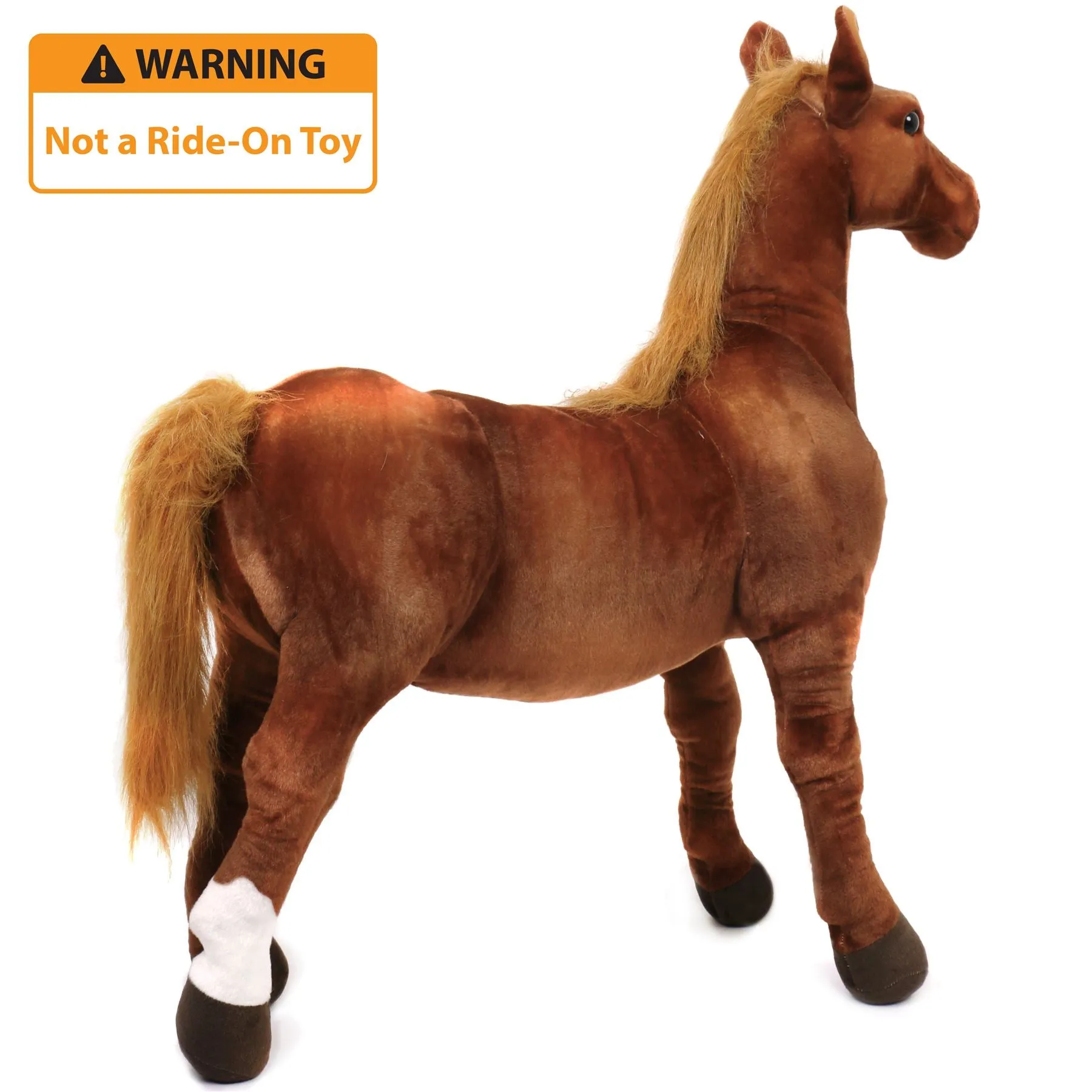 Thorsten The Thoroughbred Horse | 36 Inch Stuffed Animal Plush | By TigerHart Toys