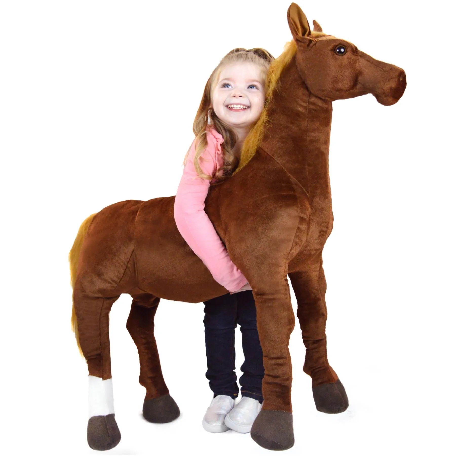 Thorsten The Thoroughbred Horse | 36 Inch Stuffed Animal Plush | By TigerHart Toys